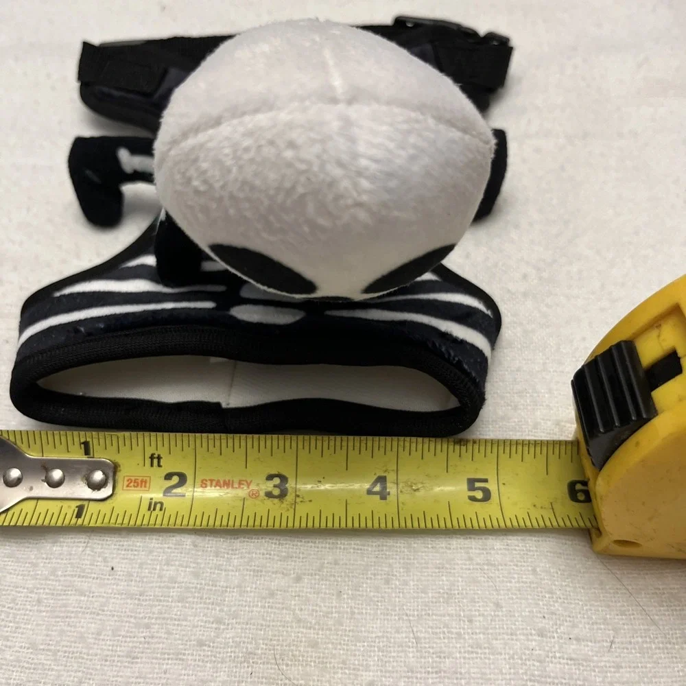 FUZZYARD - NWOT  Skeleton Pet Costume - HALLOWEEN Comfy DOG HARNESS sz S